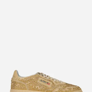 Sneakers Medalist Low Crystal in Micro Strass Bronze