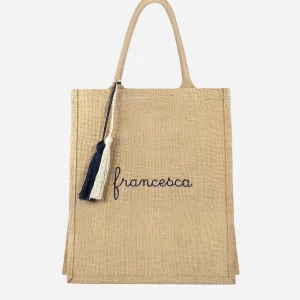 Borsa Tall in Juta - Naturale