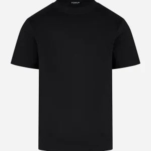 T-shirt manica corta con logo Nera